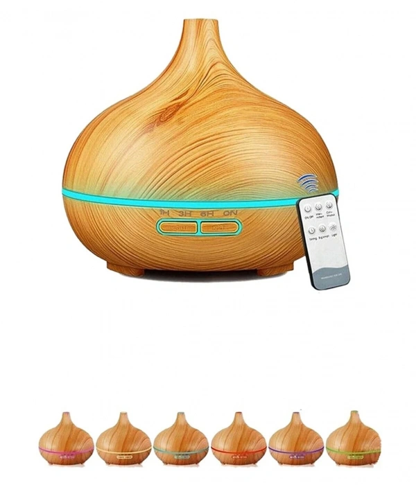 Hava Nemlendirici 7 Led Işıklı Aromatik Oda Kokusu 550 Ml Kahve Aroma Difüzörü Buhar Makinası