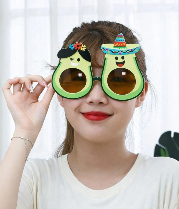 Hawaii Temalı Avokado Gözlük – Kostüm  Parti Gözlüğü