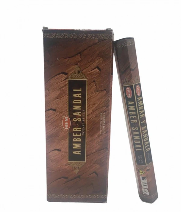 Hem Amber Sandal  Aromalı Çubuk Tütsü