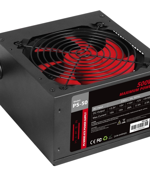 HIPER PS-50 500W 12 CM FAN POWER SUPPLY