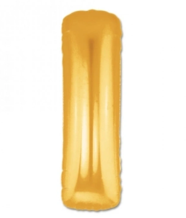 I Harf Folyo Balon Altın Renk  40 İnç