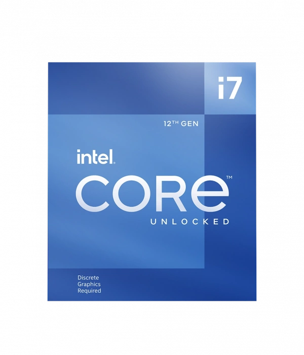 INTEL CORE i7-12700KF 3.60Ghz 25MB 1700p 12.Nesil FANSIZ BOX