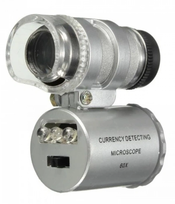 Iphone5 Için Uyumlu Kapaklı Lens Mikroskop Taşınabilir Mini Cep Boyutu Led Mikroskop No.9882ip5ii