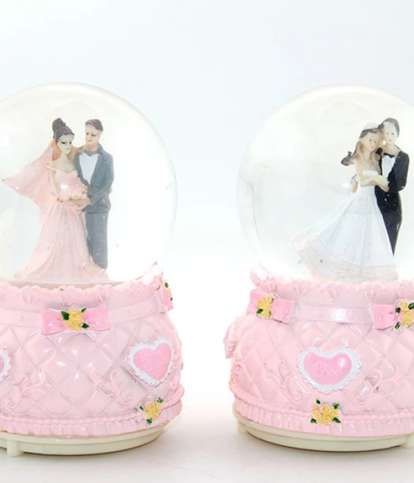 Işıklı Müzikli Kar Küresi 13 Cm Alk1787