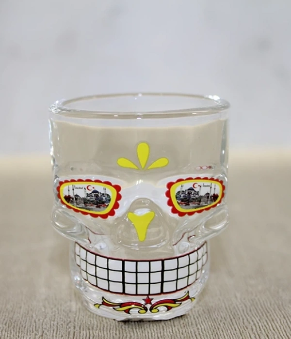 İstanbul Temalı Cam Kurukafa Shot Bardak Alk4302