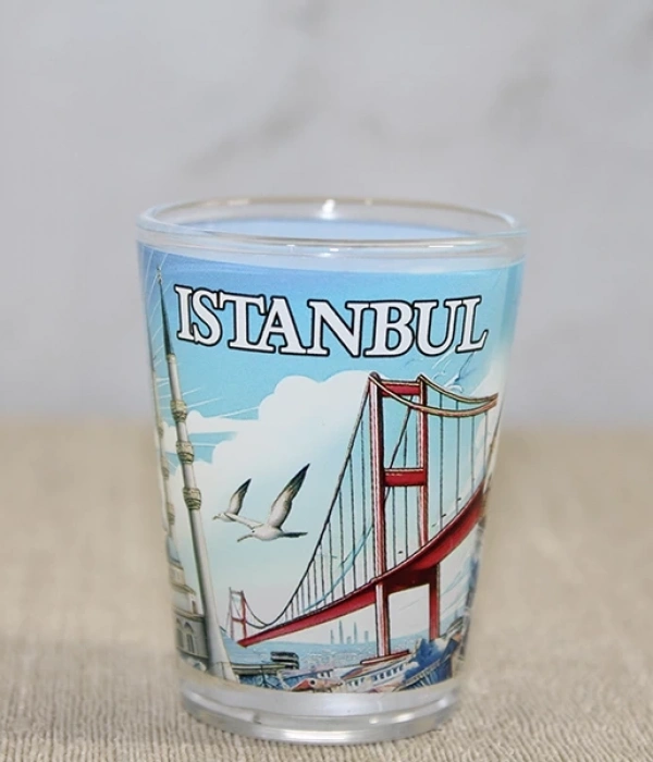 İstanbul Temalı Cam Shot Bardak Alk4357