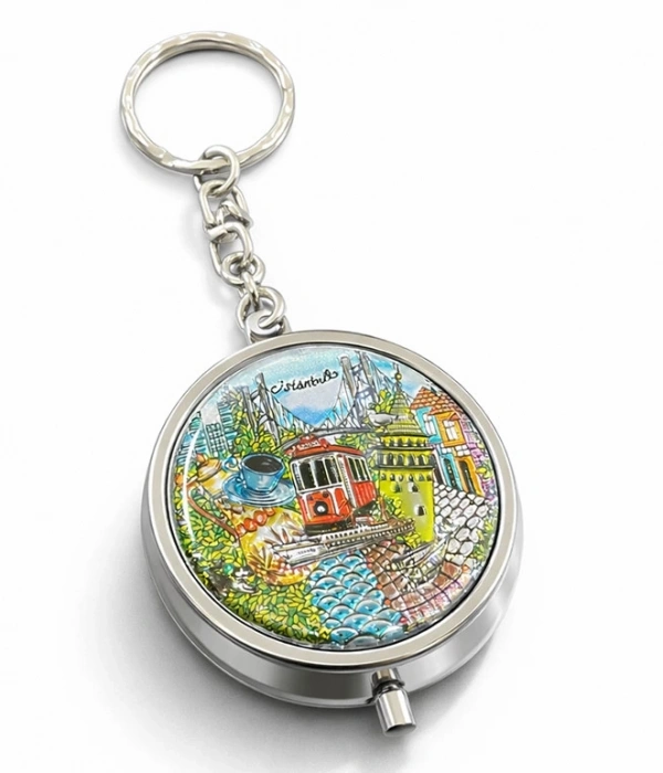 İstanbul Temalı Küllük Anahtarlık Alk4051