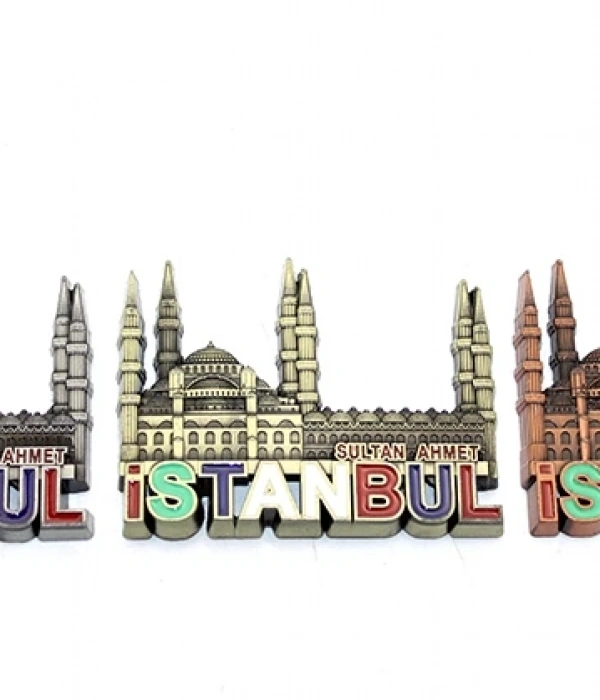 İstanbul Temalı Metal Magnet Alk3341