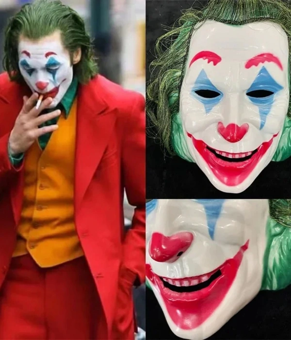 Joaquin Phoenix Joker Maskesi Yeşil Saçlı