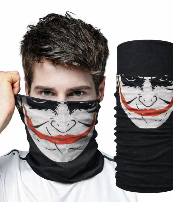 Joker Desenli Çok Amaçlı Buff – Yüz, Boyun Ve Bandana Maskesi 5 No