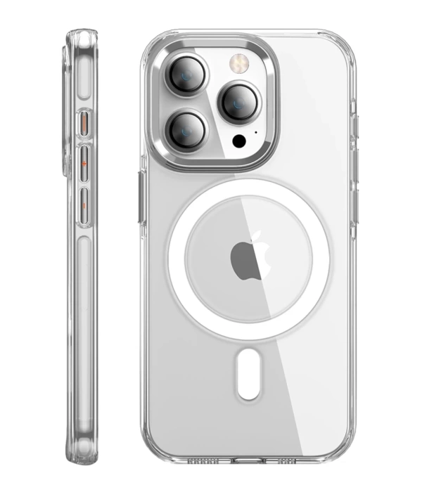 Joko iPhone 15 Pro Max Kılıf Crystal Magsafe Kapak - Şeffaf