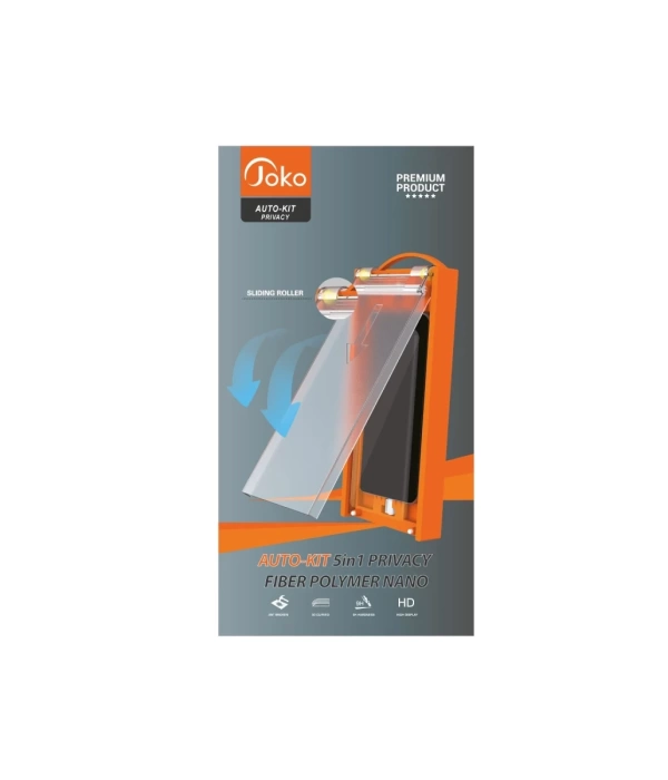 Joko Samsung Galaxy S22 AutoKit 5in1 Fiber Hayalet Polymer Nano Ekran Koruyucu