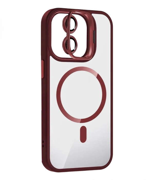 Joy Tekno Apple iPhone 11 Remim Lensli Magsafe Standlı Kapak