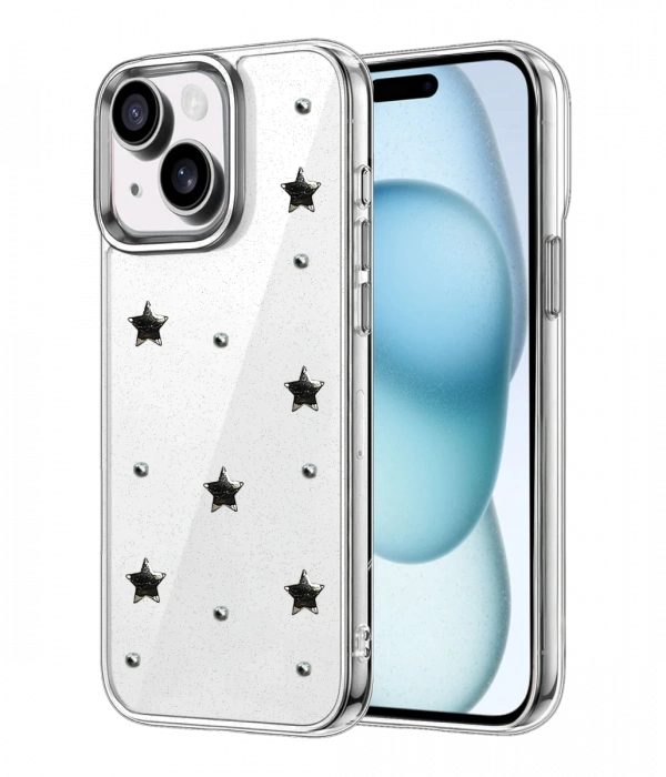 Apple iPhone 14 Fiyonk Desenli Kapak