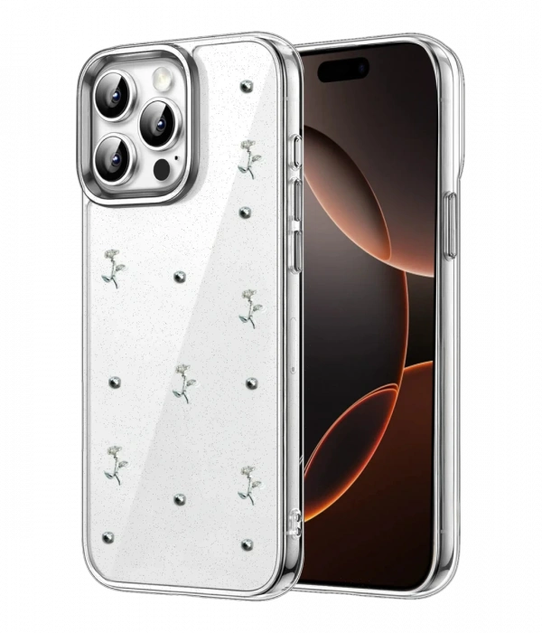 Apple iPhone 15 Pro Fiyonk Desenli Kapak