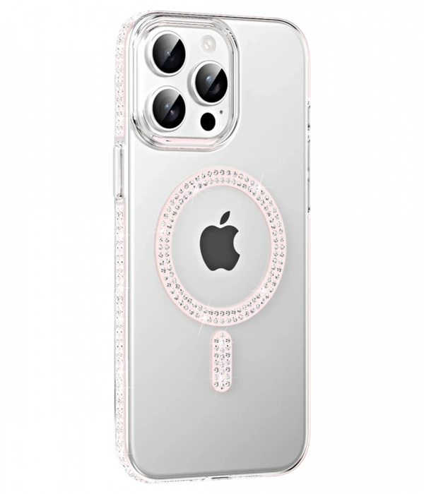 Joy Tekno Apple iPhone 15 Pro Move Taşlı Magsafe Kapak