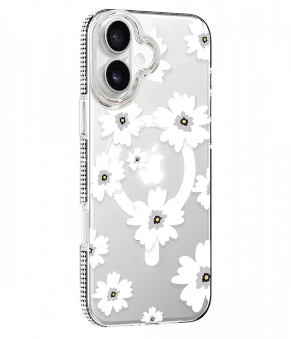 Joy Tekno Apple iPhone 16 Floral Magsafe Kapak