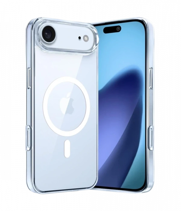 Joy Tekno Apple iPhone 17 Air Combo Sert Şeffaf Magsafe Kapak - Şeffaf