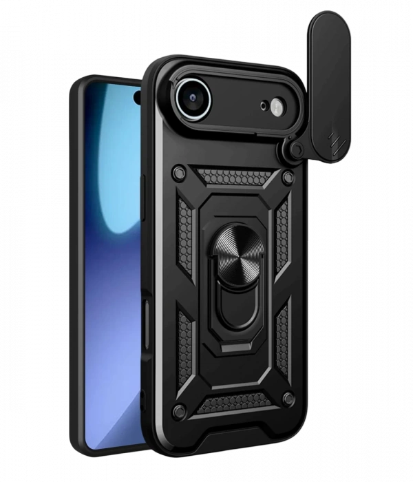 Apple iPhone 17 Air Pars Lens Yüzüklü Silikon