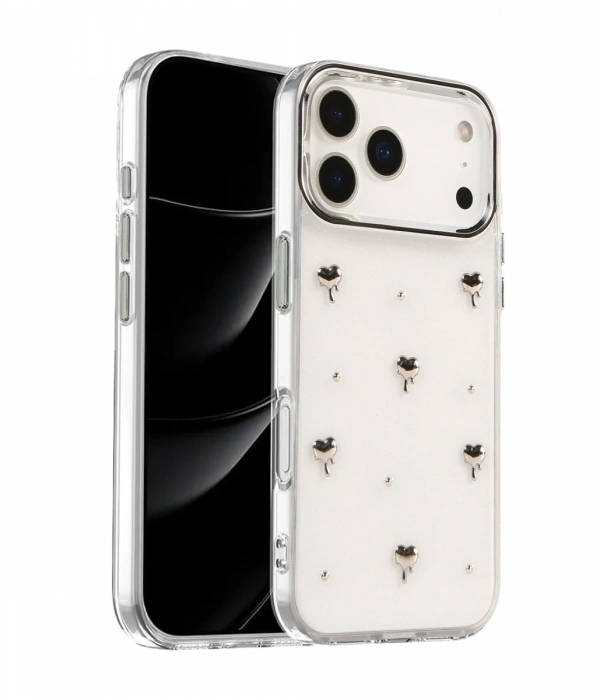 Joy Tekno Apple iPhone 17 Pro Max Fiyonk Desenli Kapak