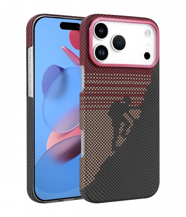 Joy Tekno Apple iPhone 17 Pro Max Vega Magsafe Kapak - Kırmızı