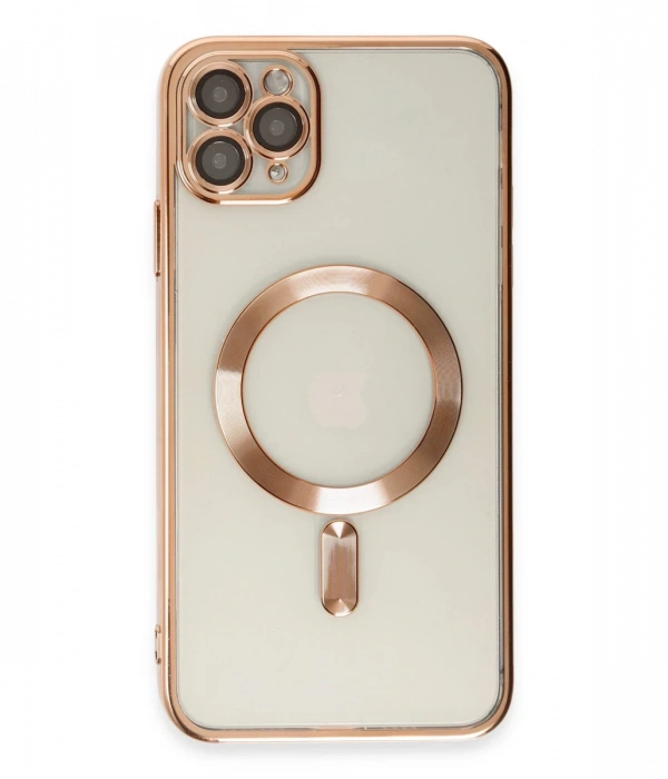 Joy Tekno iPhone 11 Pro Kılıf Kross Magneticsafe Kapak - Rose
