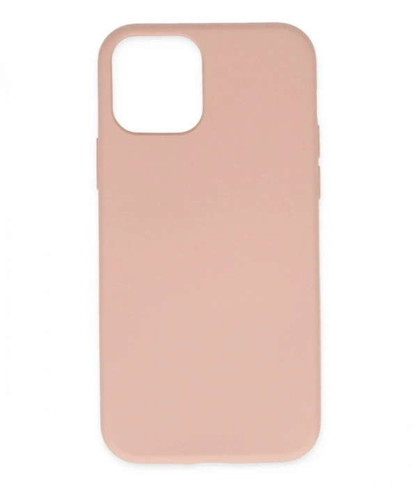 Joy Tekno iPhone 11 Pro Kılıf Nano içi Kadife Silikon - Pudra