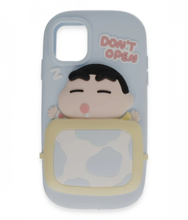 Joy Tekno iPhone 12 Kılıf Poky Karakter Silikon Kapak