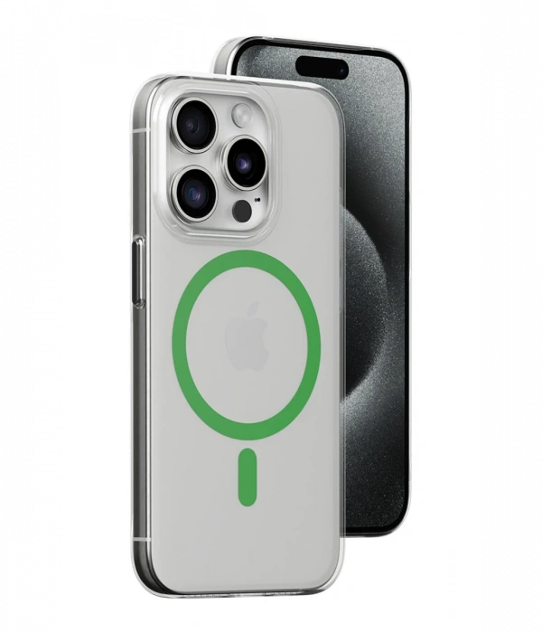 Joy Tekno iPhone 13 Pro Max Kılıf Bubble Magsafe Kapak - Yeşil