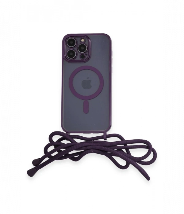 iPhone 14 Pro Kılıf Divo Lazer Askılı Magsafe Kapak