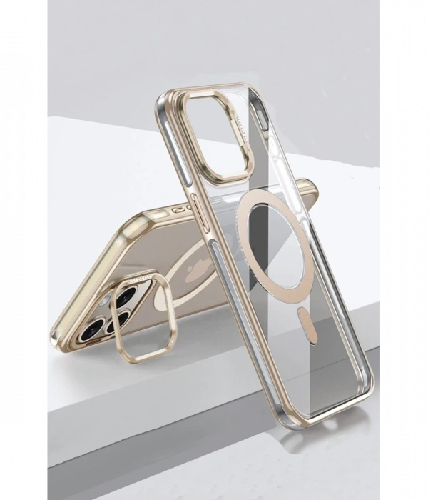 Joy Tekno iPhone 14 Pro Max Drop Magsafe Kapak - Titan Gri
