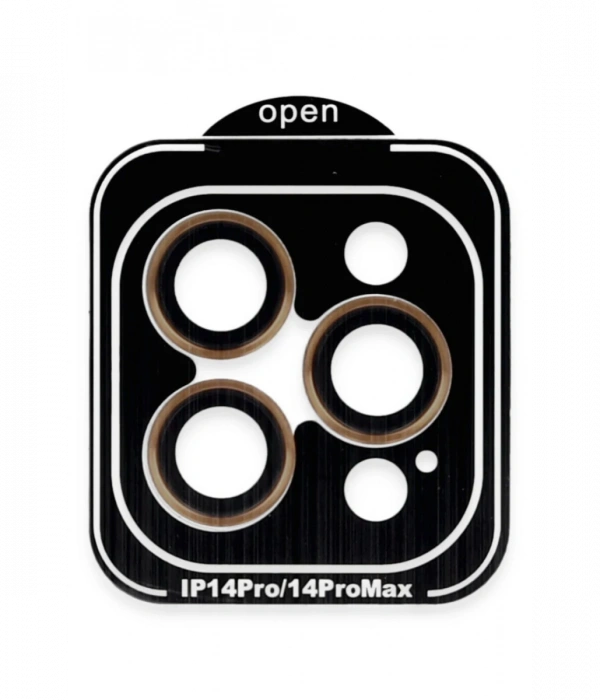iPhone 14 Pro Max PVD Metal Kamera Lens - Turuncu