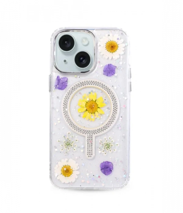 iPhone 15 Flower Magsafe Kapak