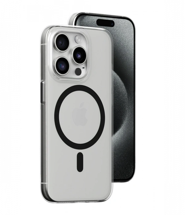 Joy Tekno iPhone 15 Pro Max Kılıf Bubble Magsafe Kapak