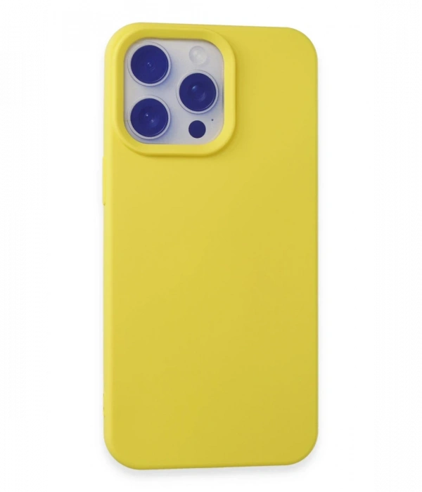 iPhone 15 Pro Max Kılıf Nano içi Kadife Silikon