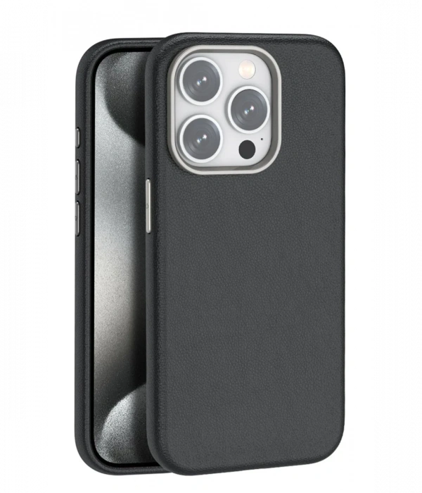Joy Tekno iPhone 15 Pro Max Kılıf Wonder Deri Magsafe Kapak