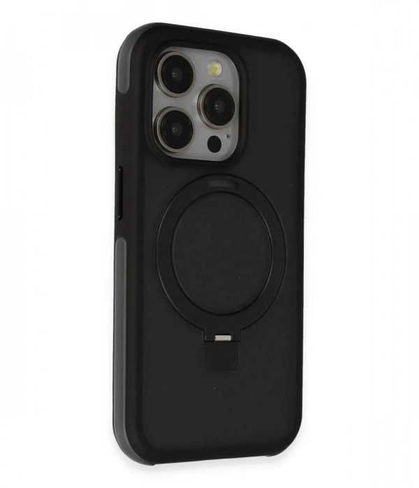 Joy Tekno iPhone 15 Pro Max Zorda Airbag Magsafe Standlı Kapak