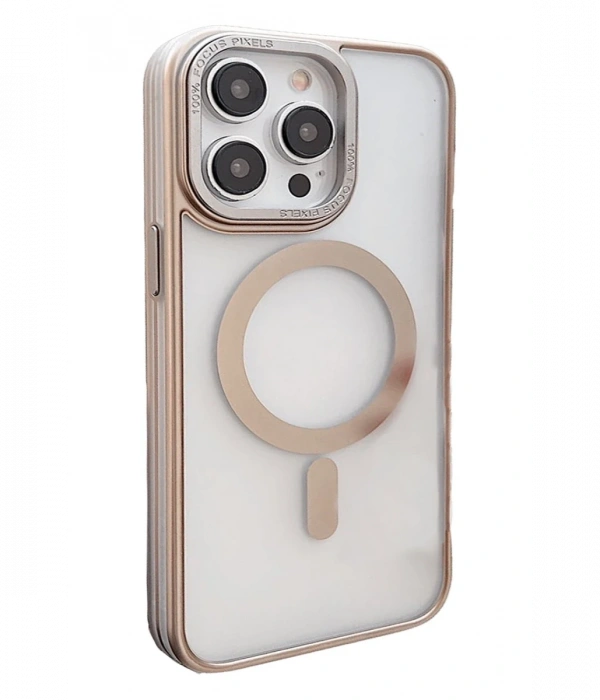 Joy Tekno iPhone 15 Pro Montella Magsafe Kapak - Titan Gri