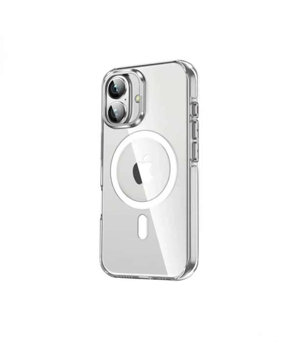 Joy Tekno iPhone 16 Crystal Magsafe Kapak - Şeffaf