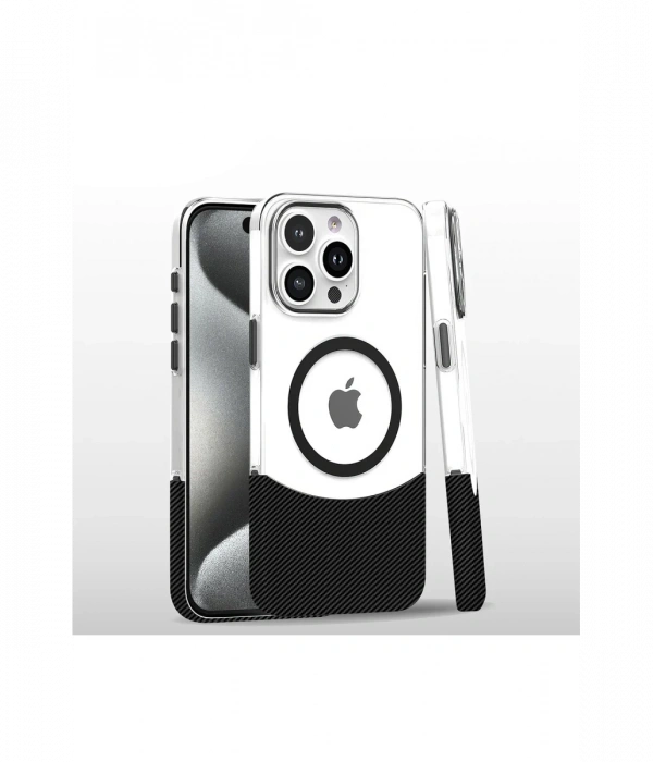 Joy Tekno iPhone 16 Pro Max Carbon Puzzle Magsafe Kapak