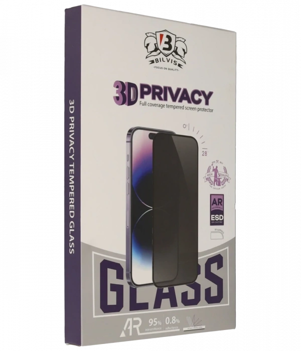 Joy Tekno iPhone 17 Air Bilvis 3D Hayalet Cam Ekran Koruyucu