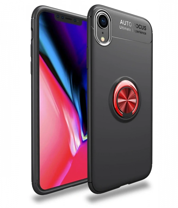 Joy Tekno iPhone XR Kılıf Range Yüzüklü Silikon