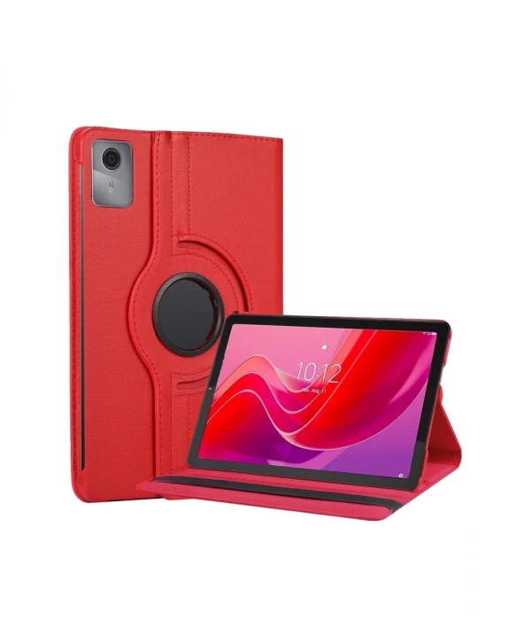 Joy Tekno Lenovo Tab M11 TB330FU 360 Tablet Deri Kılıf