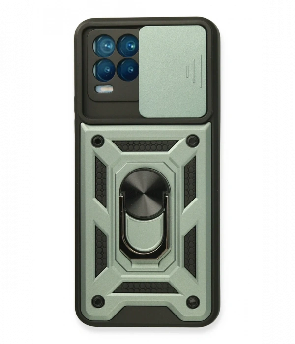 Realme 8 Kılıf Pars Lens Yüzüklü Silikon