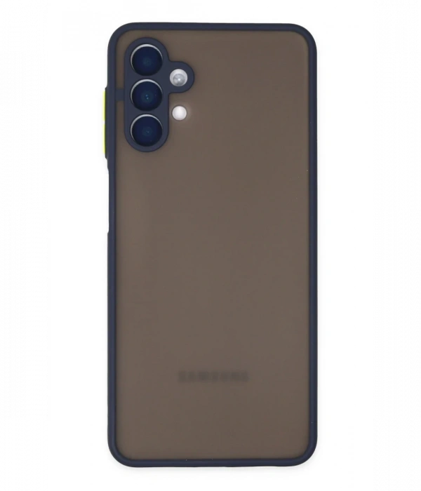 Joy Tekno Samsung Galaxy A04S Kılıf Montreal Silikon Kapak - Lacivert