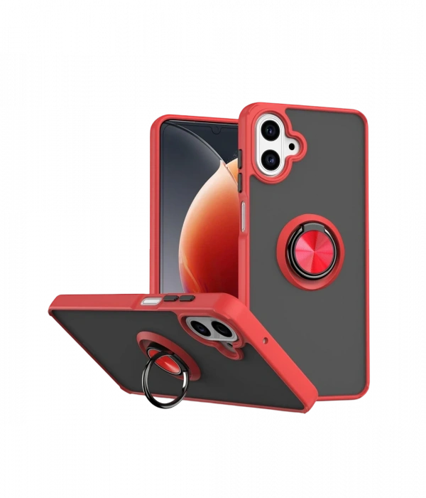 Joy Tekno Samsung Galaxy A07 4G Montreal Yüzüklü Silikon Kapak