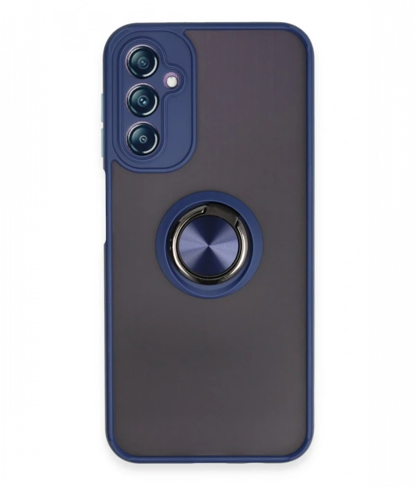Joy Tekno Samsung Galaxy A14 4G Kılıf Montreal Yüzüklü Silikon Kapak