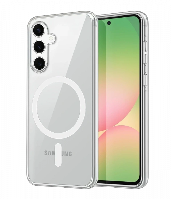 Joy Tekno Samsung Galaxy A16 5G Combo Sert Şeffaf Magsafe Kapak - Şeffaf