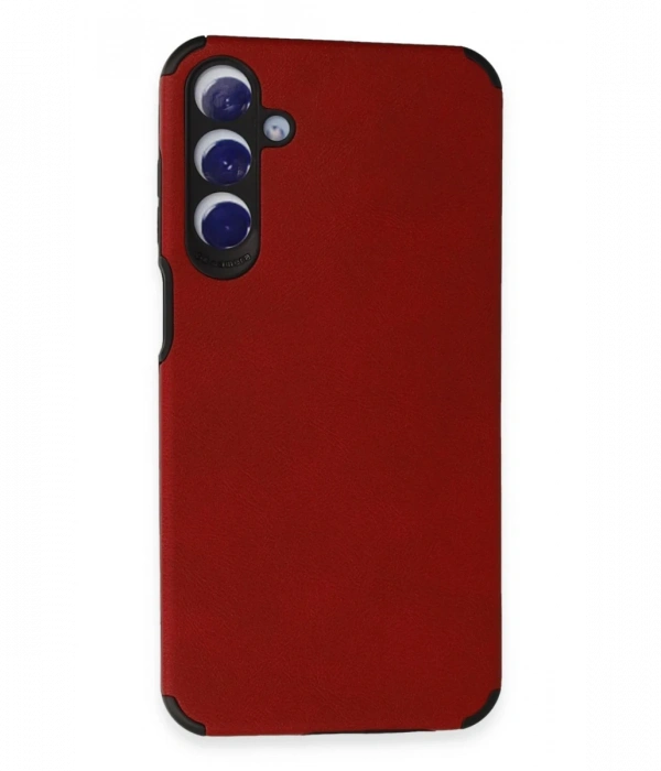 Samsung Galaxy A25 5G Kılıf Loop Deri Silikon - Kırmızı