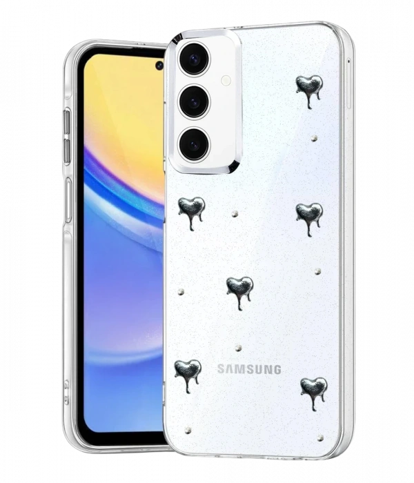 Joy Tekno Samsung Galaxy A35 5G Fiyonk Desenli Kapak